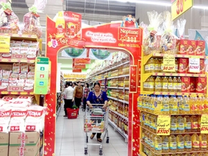 thị trường hàng hóa ngày tết