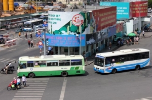 quảng cáo trên xe buýt Hồ Chí Minh