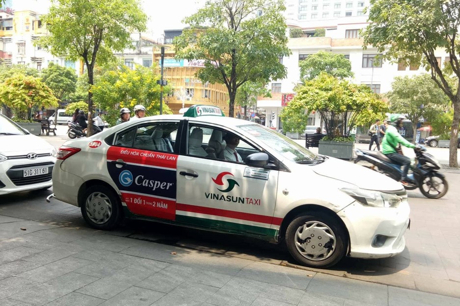 Quảng cáo trên taxi Vinasun tại Hồ Chí Minh và các tỉnh miền Nam