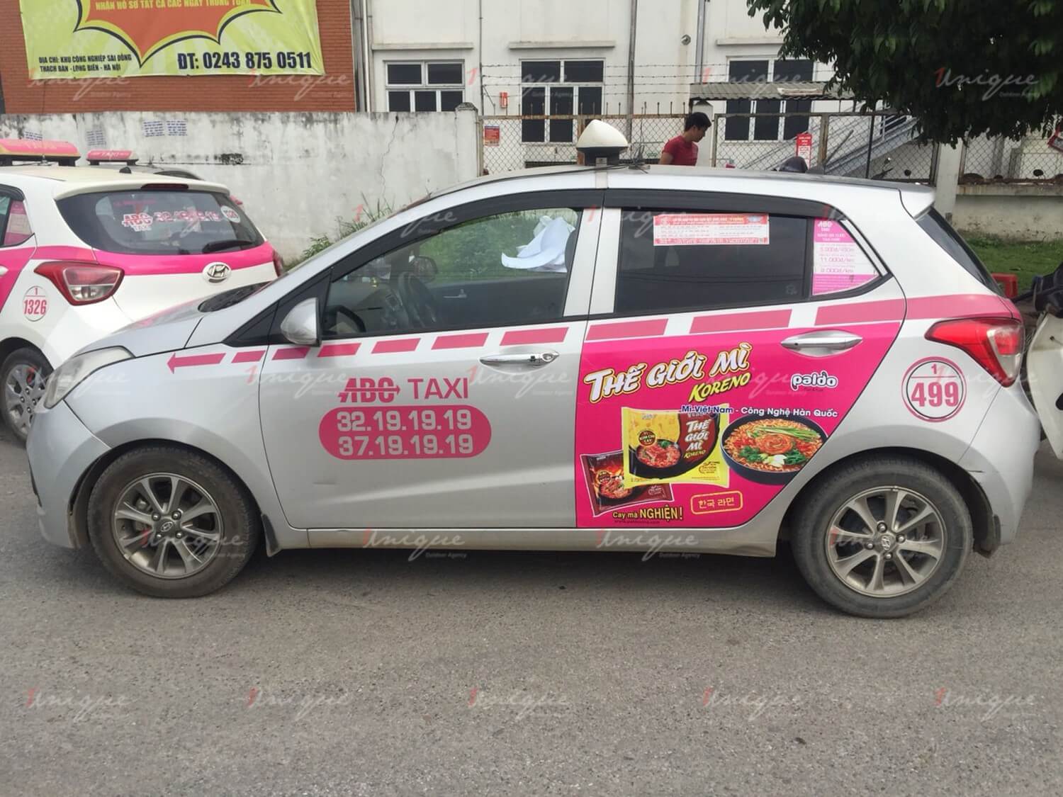 chiến dịch quảng cáo taxi của Koreno nhân dịp Tết Nguyên Đán 2019 