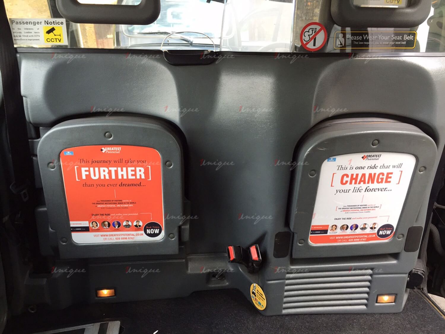 Các hình thức quảng cáo trên taxi tại Anh Quốc