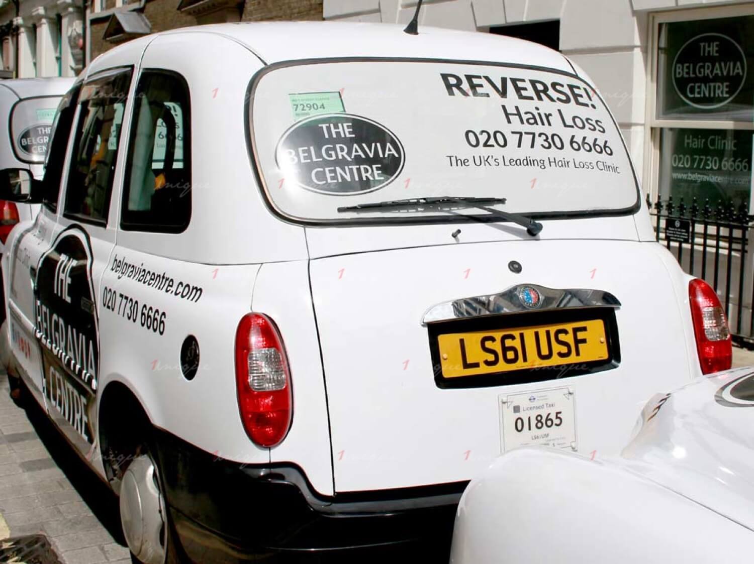 Các hình thức quảng cáo trên taxi tại Anh Quốc