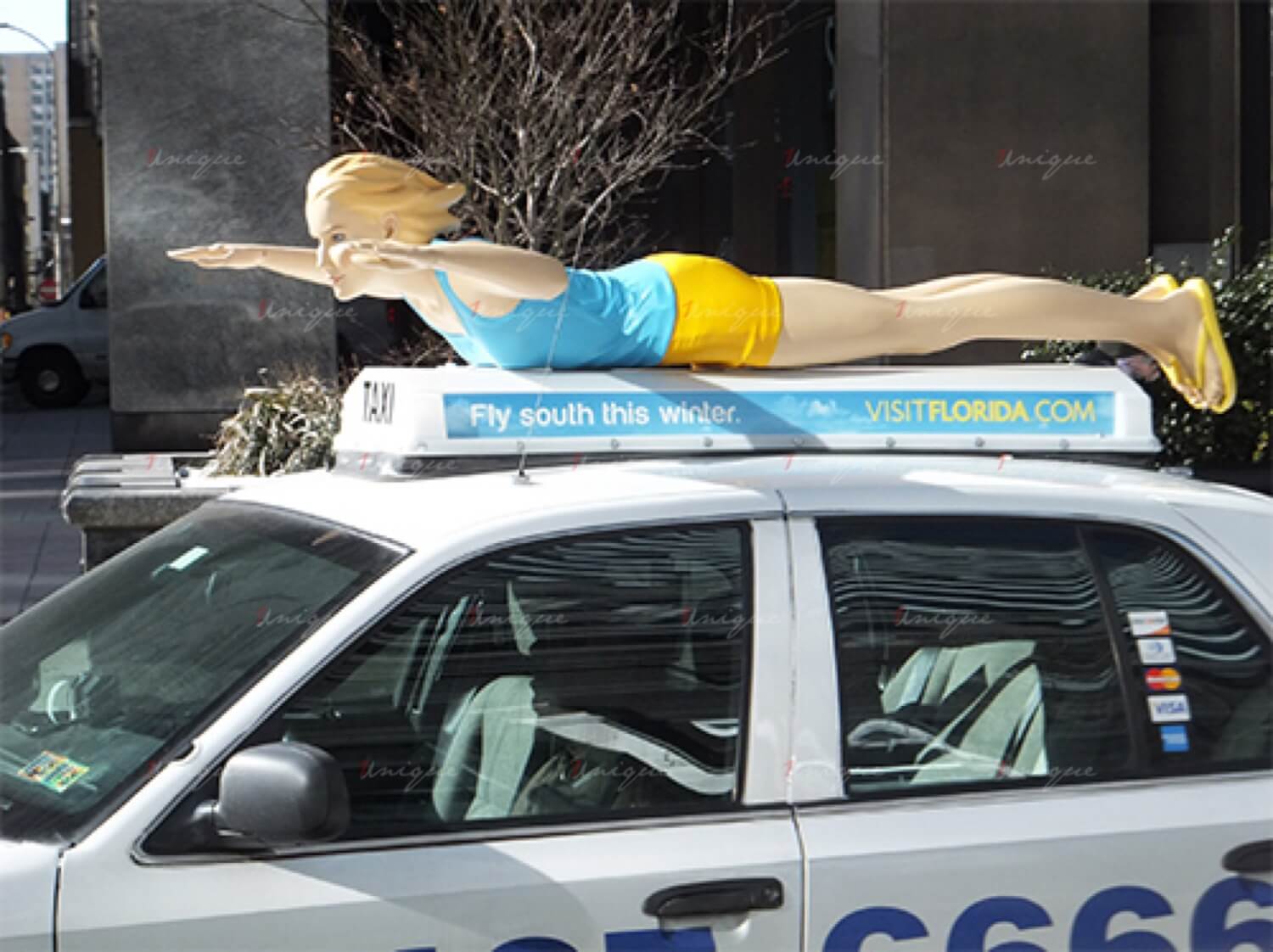 Quảng cáo taxi sáng tạo