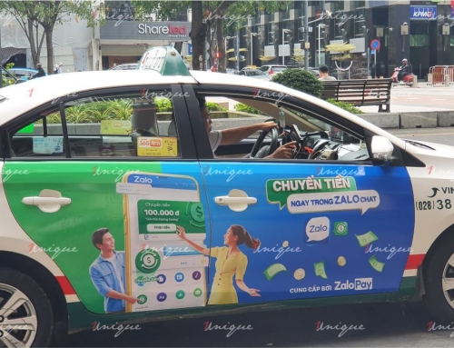 Chiến dịch quảng cáo trên taxi tại Hồ Chí Minh của ZaloPay