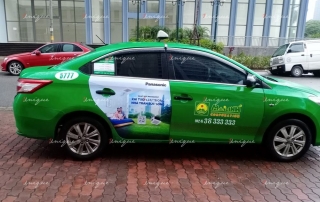 Dự án quảng cáo trên taxi tại nhiều tỉnh thành của Panasonic