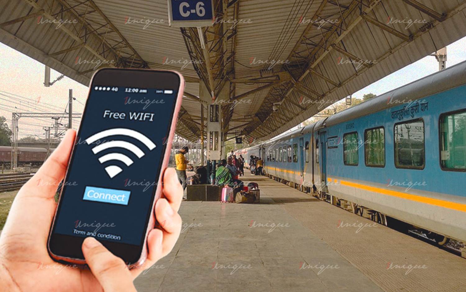 quảng cáo trên tàu hỏa