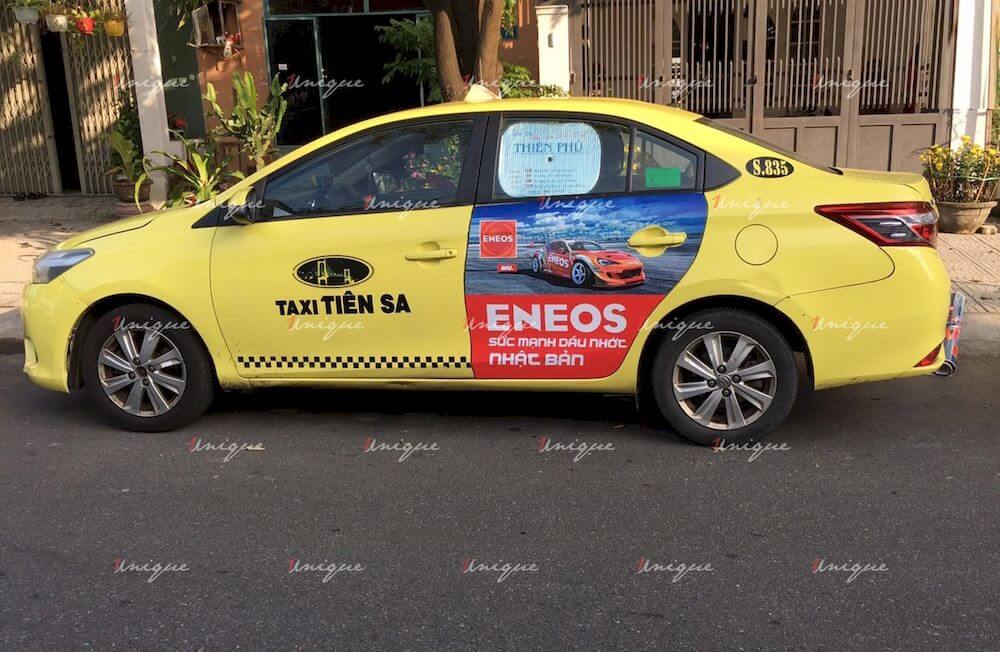 mẫu biển quảng cáo taxi