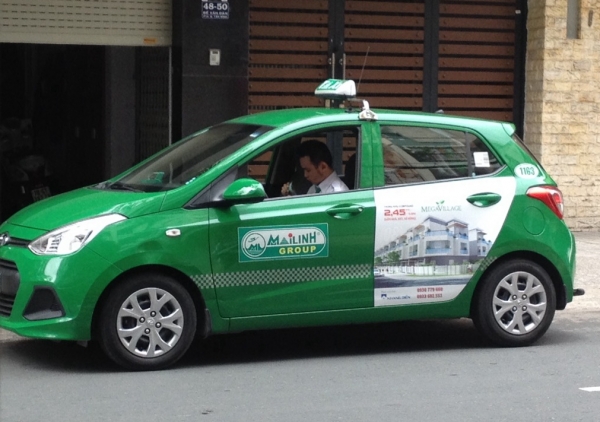 quảng cáo trên taxi tại cao bằng
